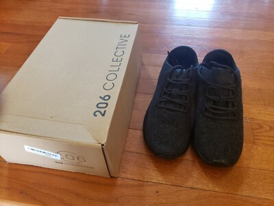 206 Collective Mens Shoes Black Wool Galen 10 M US Oxford