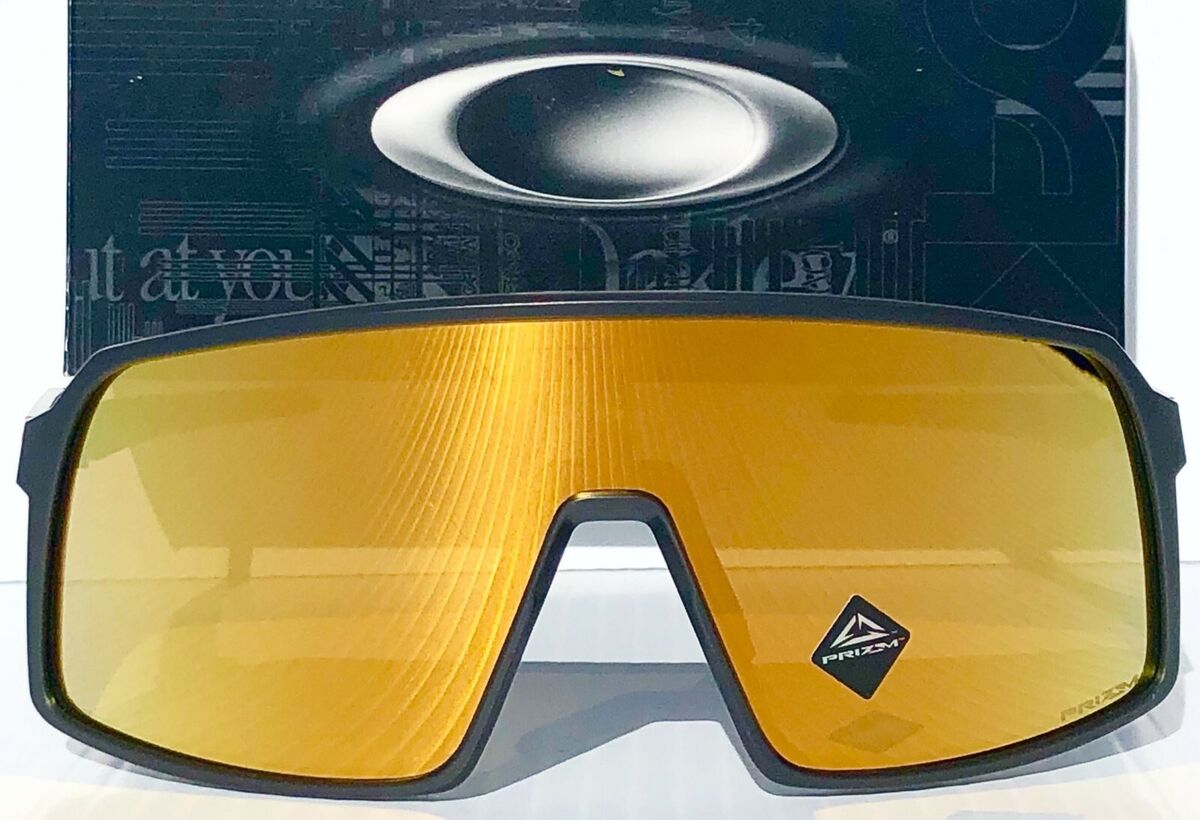 NEW* Oakley SUTRO Matte Carbon w PRIZM 24K Gold Iridium lens NEW* Oakley SUTRO Matte Carbon w PRIZM 24K Gold Iridium lens