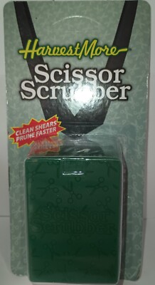 Harvest More Scissor Scrubber clean your pruning shears quickly and easily