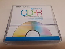 MEMOREX High Speed CD-R 10 Pack Discs 40x | 700MB | 80 MIN | New Sealed