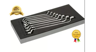 Halfords Advanced 8 Stück Offset Schraubenschlüssel Set Modular Tray Brandneu Versiegelt