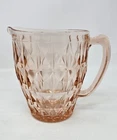 Vintage Jeannette Windsor Pink Depression Glass 52 Oz Pitcher 1930's-1940's