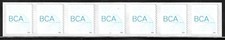 U.S. NEW BCA Self-Adhesive Coil Test Stamp, PS7 Plate #B11 MNH XF