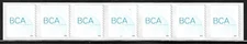 U.S. NEW BCA Self-Adhesive Coil Test Stamp, PS7 Plate #B11 MNH XF