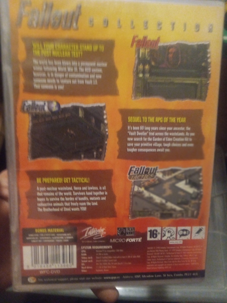 Fallout: collection (PC, 2008) for sale online | eBay