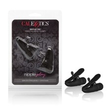 Nipplettes Black, Adult Couple Kinky Fetish Bondage Foreplay Vibrating Toy, New
