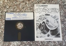 Sega Up N Down Commodore 64 Rare Floppy Disc with Manual Untested image