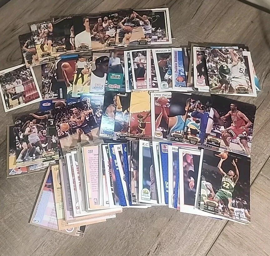 Лот из 102 баскетбольных карточек начала 90-х. NBA TOPPS FLEER SKYBOX EX-VG - Изображение 2 из 4