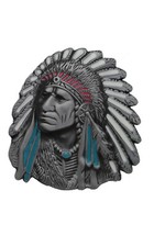 Men Women Silver Metal Western Belt Buckle Cowboy Native American Indian Unisex