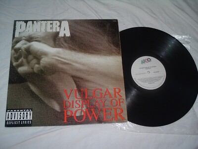 m*)様 レアカラーLP PANTERA VULGAR DISPLAY OF P Pantera - Vulgar Display of Power - Gray & White Marbled
