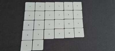 5 mm/0,196 Zoll Extra Kleine Comic Alphabet Schablonen Schriftzug Set Schrift Handwerk Zum Selbermachen