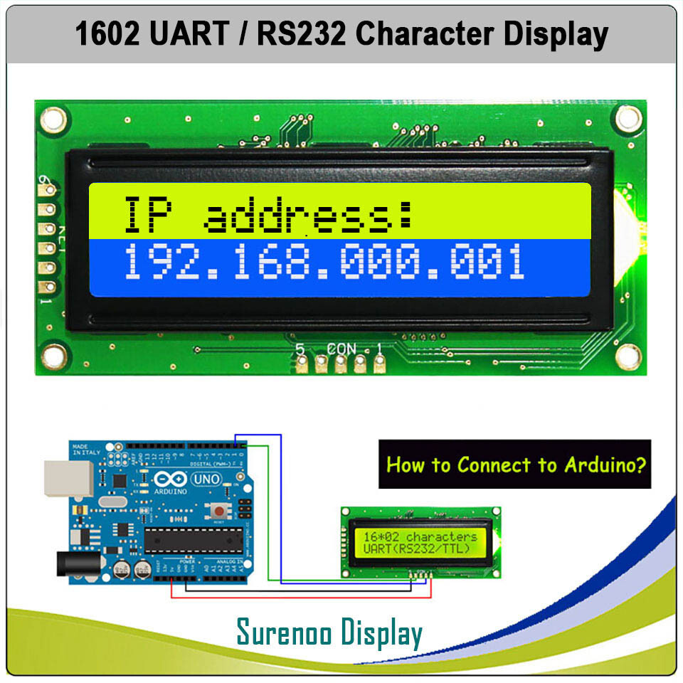 1602 lcd modules with serial manufacturer