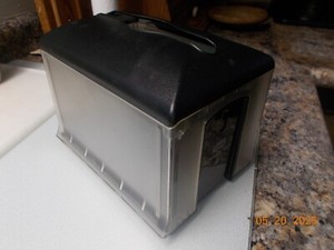 Used Tork Xpressnap Tabletop Napkin Holder / Dispenser, Black