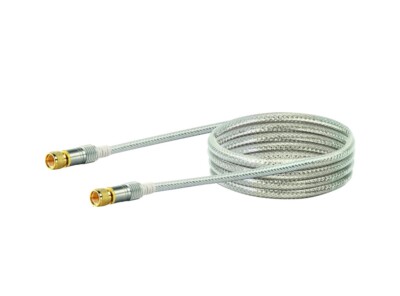 Schwaiger Ultimate 5m SAT Koax Kabel F Stecker Satelliten Koaxialkabel HDTV Gold