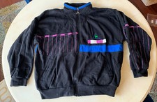 Le Coq Sportif Zip Sweatshirt  80s  90s Track Tennis Large