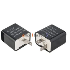 12V 2Pin  Motorcycle Turn Signal Indicator Speed Adjustable LED Flasher Relay