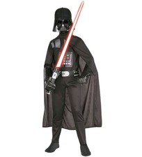 Star Wars Darth Vader Boys Costume WITH MASK  CAPE, Size S 4-6 , BRAND NEW