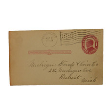 UX24 WILLIAM McKINLEY POSTAL CARD POSTMARKED