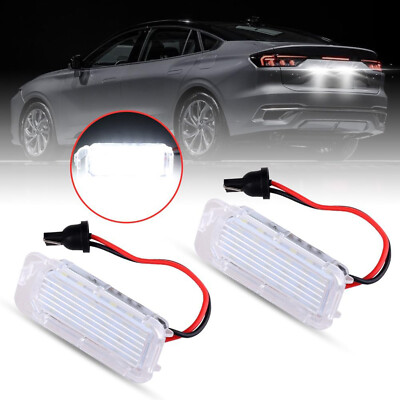 2X LED Kennzeichenbeleuchtung für FORD FOCUS DA3 DYB FIESTA JA8 KUGA S-MAX C-Max