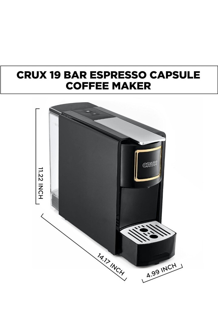 Espresso Machine Coffee Brewer FOR Nespresso Capsule Pods *READ DESCRIPTION 