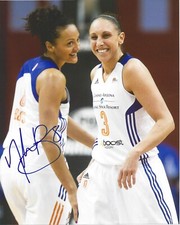 MISTIE BASS Signed 8.5 x 11 Photo Signed REPRINT Basketball WNBA Mercury