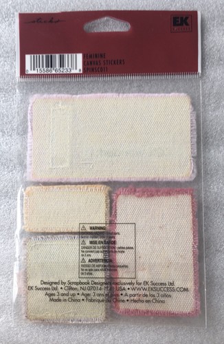 Paper House Prod./Sticko Fabric Embellishment Lot Cloth Canvas Knit Twill CK OK - Picture 3 of 7