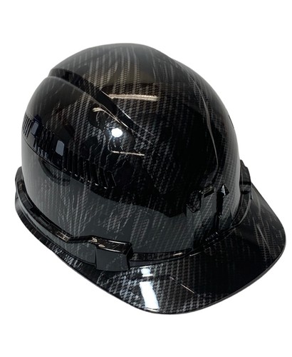 Custom CarbonFiber Ace of Skulls HydroDipped Klein Tools CapStyle Hardhat vented - Picture 2 of 7