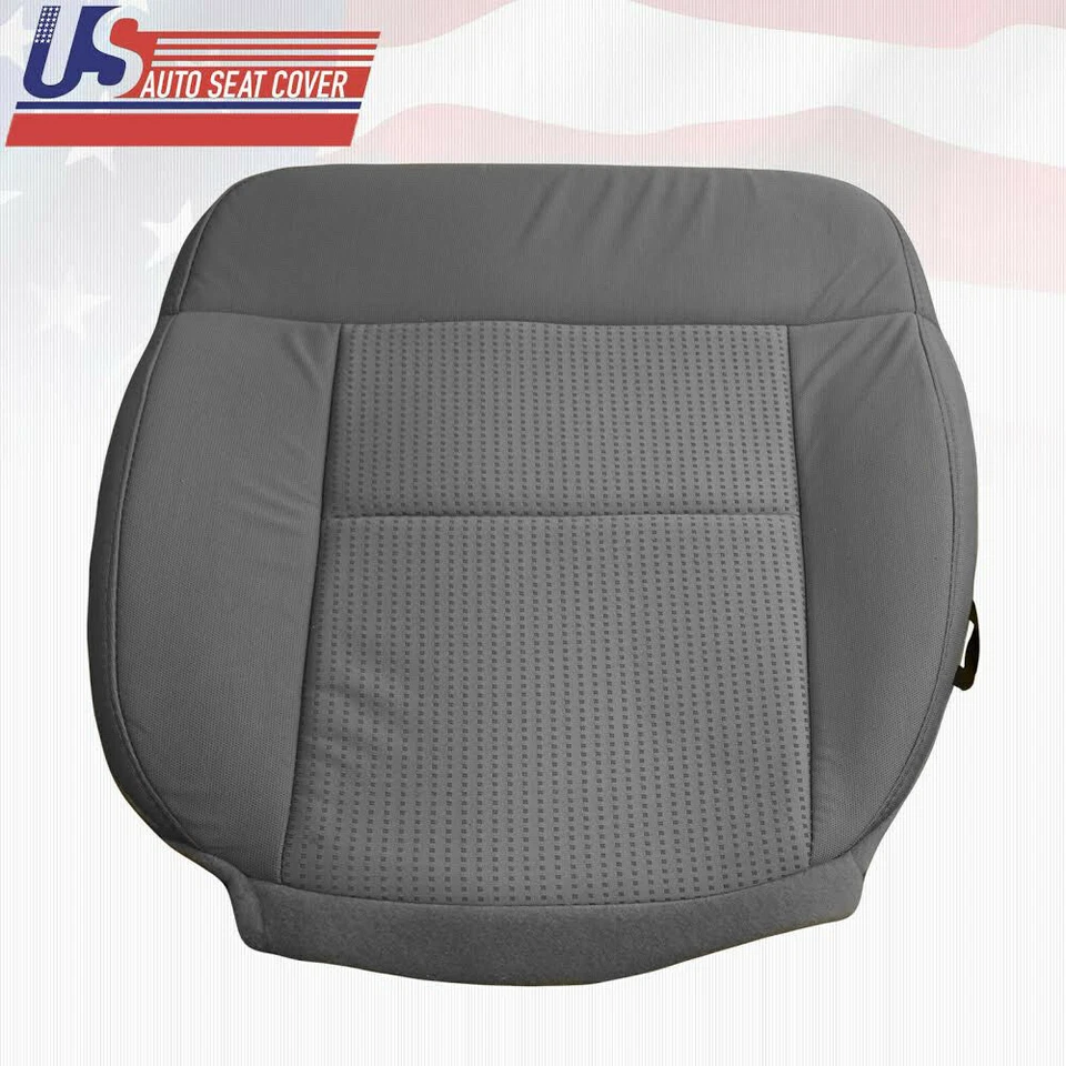 2005 2006 2007 2008 Ford F150 XLT Driver Bottom Cloth Seat Cover in FLINT GRAY E Foto 3 de 4