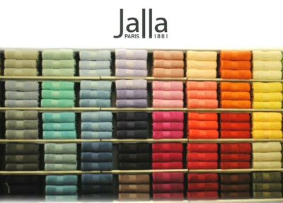 JALLA Coppia Asciugamani Viso Ospite Tinta Unita 100% Spugna di Cotone Extrasoft