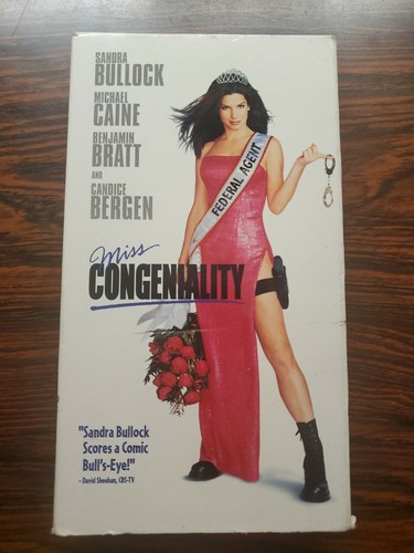 Miss Congeniality VHS Sandra Bullock VHS Tape Funny Comedy