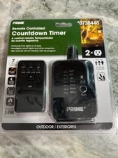 Prime Outdoor Residential Lighting Countdown Timer Remote Controlled NEW