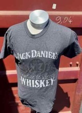 Jack Daniels Whiskey T-shirt /Size Medium Gray ,short Sleeve, Logo