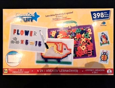  Creativ Fun - Creathek 4 in 1 Lernkoffer - 398 Teile - ab 5 Jahren - Neu/OVP 