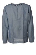 Camicia coreana da Uomo Dnl Taglia 40 Colore Denim