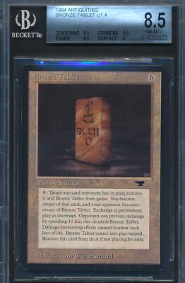 Antiquities Bronze Tablet BGS 8.5 Graded Magic MTG (3820) | eBay