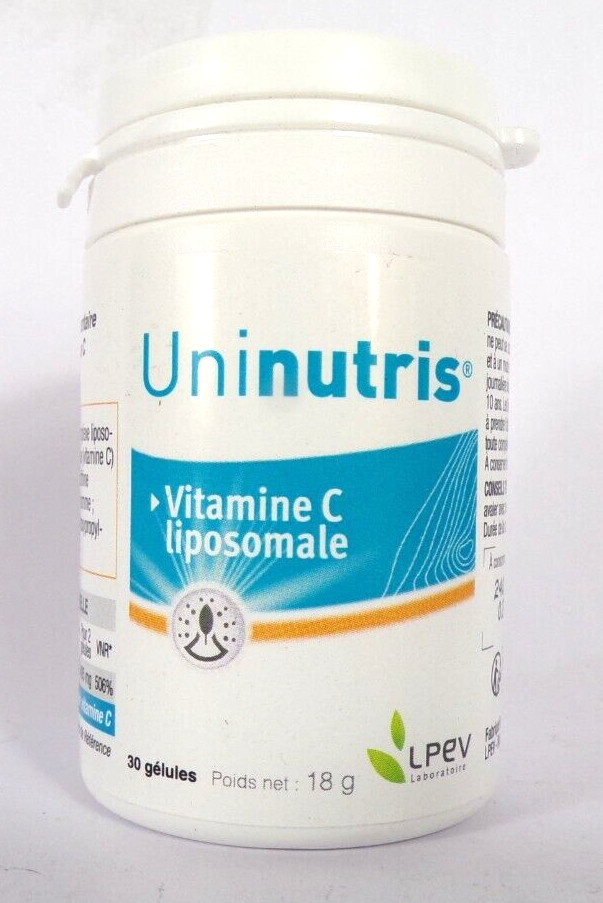 Vitamine C Liposomale LPEV Unanutris 60 Gélules | Cure de 2 mois pour la vitalité quotidienne