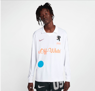 Nike x Off-White Football Jersey Mon Amour Soccer White Long Nike x Off-White Football Jersey Mon Amour Soccer White Long