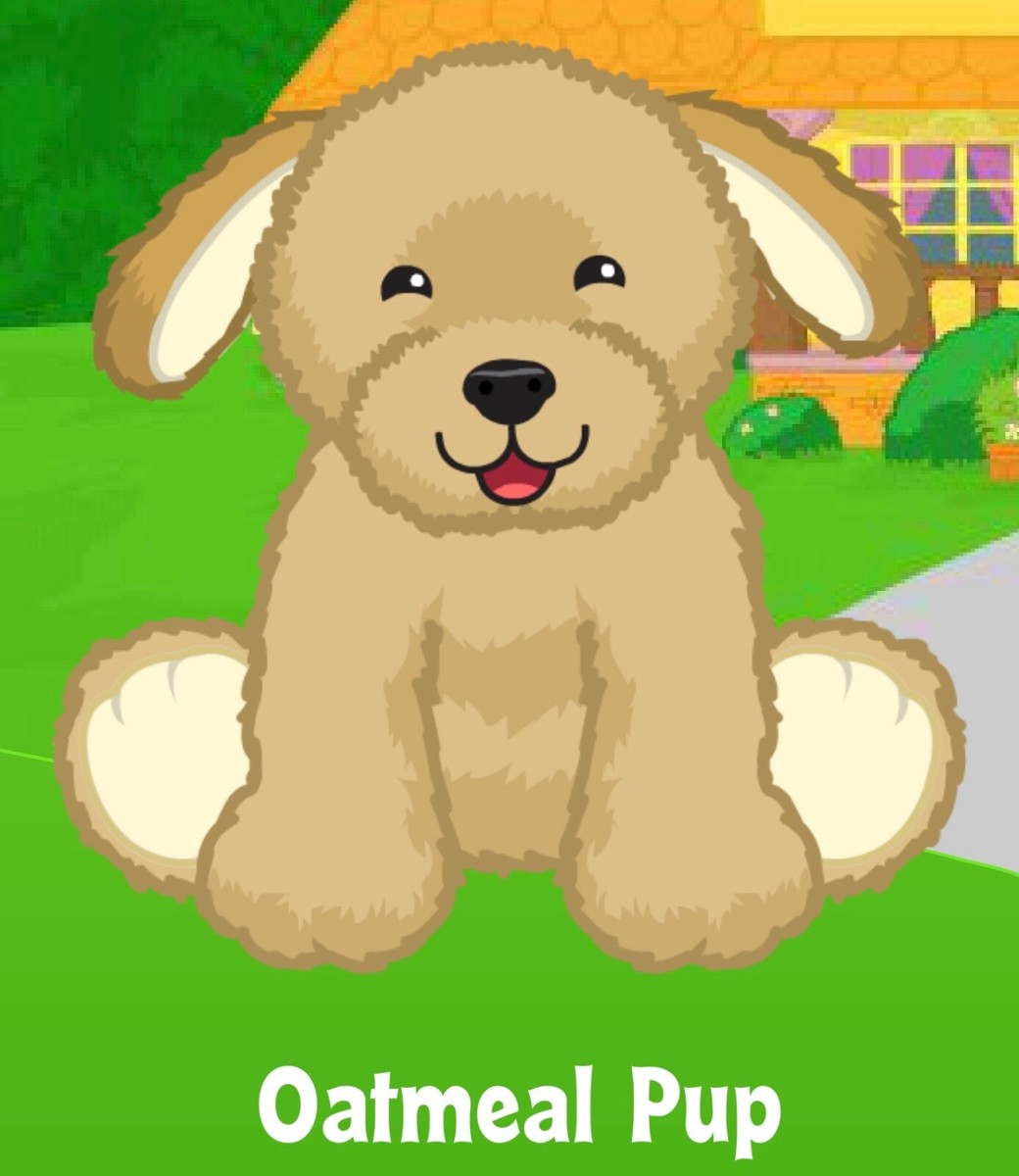 Webkinz Classic Oatmeal Pup - hm704 - Virtual Adoption Code Only