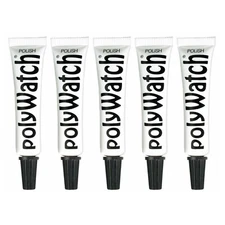 5 PK POLYWATCH Scratch Remover Polish Watch Plastic / Acrylic Crystal Glass - 5g