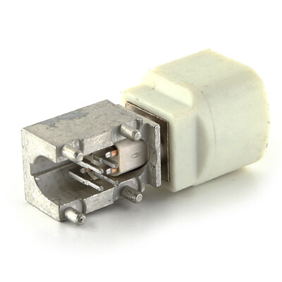 [2pcs] D4S20D-40MA5-B RIGHT ANGLE PLUG FOR PCB WHITE THT