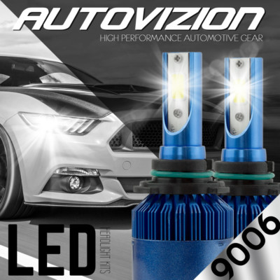 AUTOVIZION LED HID Headlight kit 9006 6000K for Infiniti M30 1990-1992