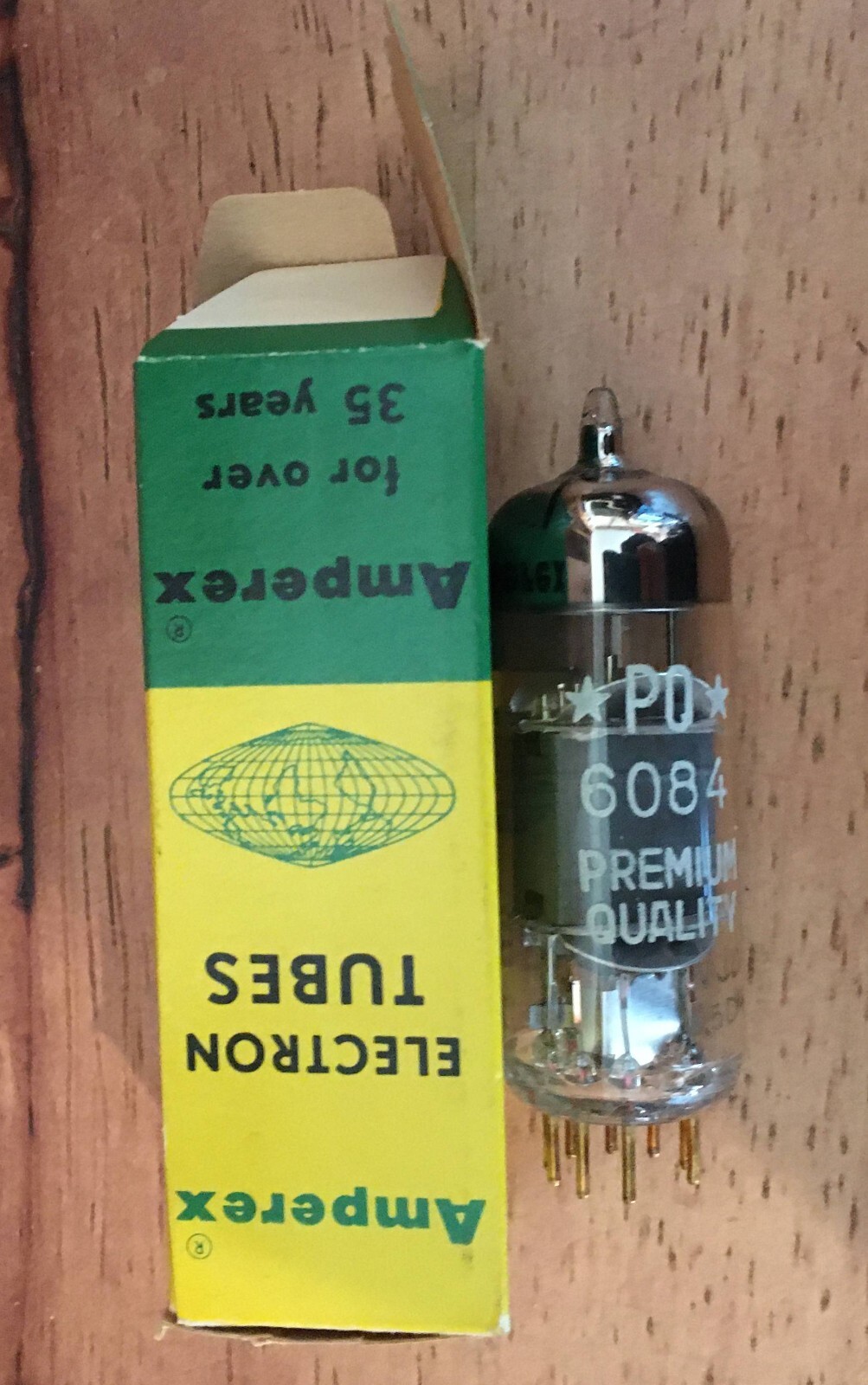 Amperex 6084 PQ Gold Pin Vacuum Tube Valve eBay