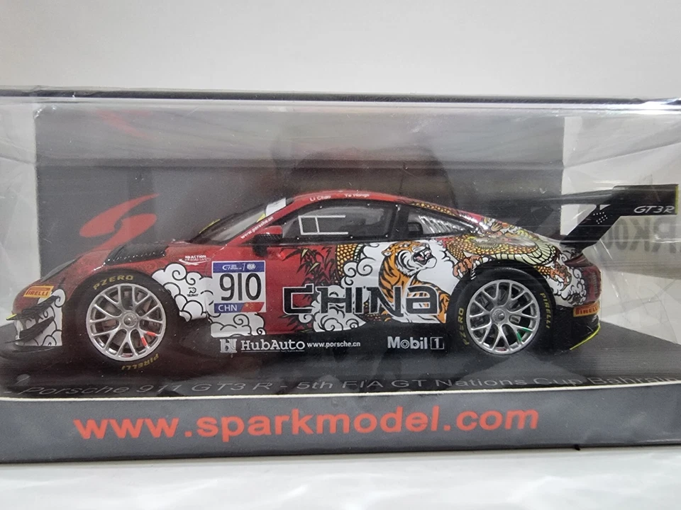 SPARK S6301 Porsche 911 GT3 R 5ª FIA GT Copa Naciones Bahrein 2018 1/43 #NUEVO Foto 4 de 4