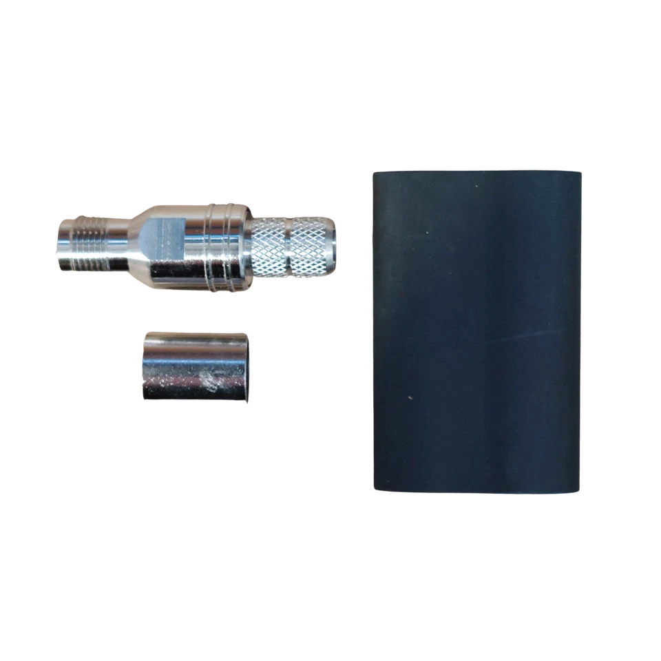 TNC Female Jack Straight LMR-400 Connector EZ-400-TF-X Times Microwave - Image 3 of 4