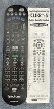 Spectrum Remote Control UR5U-8790L-TWC TV Universal Remote