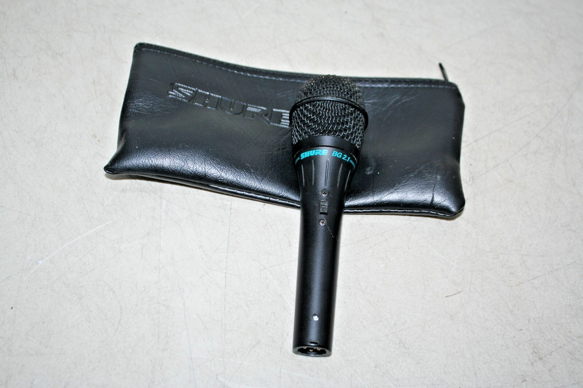 Shure UC4/Uc2-BG3.1, USA 製、動作確認済み。 Shure BG 2.1 Dynamic Cardioid Low Z Impedance Microphone | eBay
