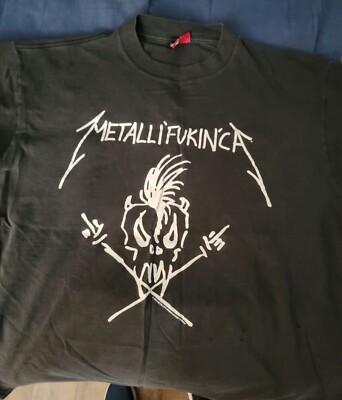 トップス 00s llica \"SUMMER SHxT'94\" L METALLICA- Summer S**t Tour 1994 Original Vintage Shirt Size