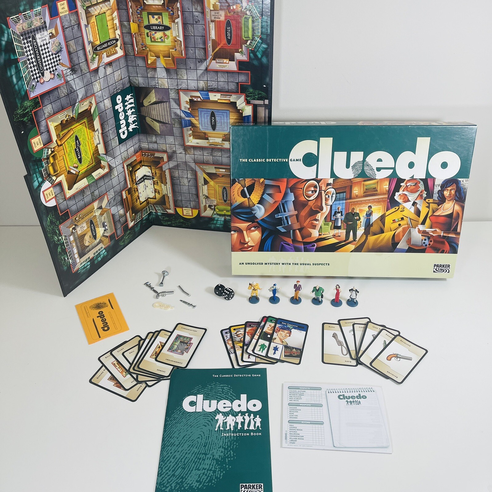 Cluedo Board Game 2003 by Parker - 100% Complete VGC 5023117751165 | eBay