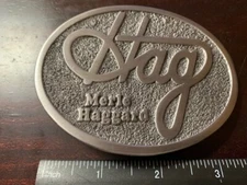 The Great Merle Haggard "Hag" Belt Buckle Very Strong 3.5 inches