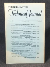 Vintage Bell System Technical Journal 1973 Data Systems Fiber Optics Devices